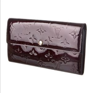 Louis Vuitton Monogram Vernis Wallet Amarante